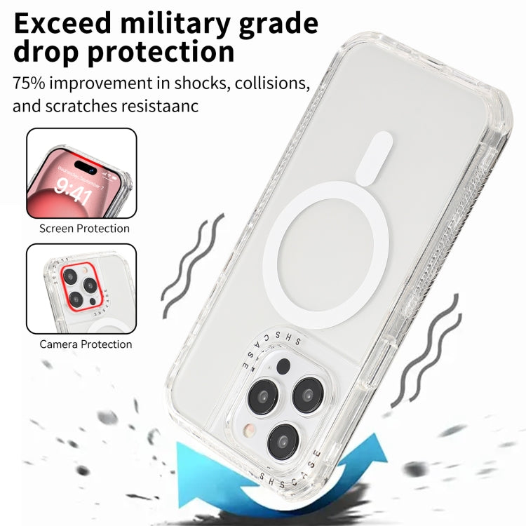 For iPhone 15 Pro Dreamland MagSafe Magnetic 3 in 1 TPU + PC Phone Case(Transparent) - HoMEdemic™ 