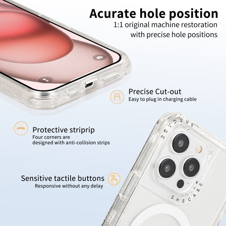 For iPhone 15 Pro Dreamland MagSafe Magnetic 3 in 1 TPU + PC Phone Case(Transparent) - HoMEdemic™ 