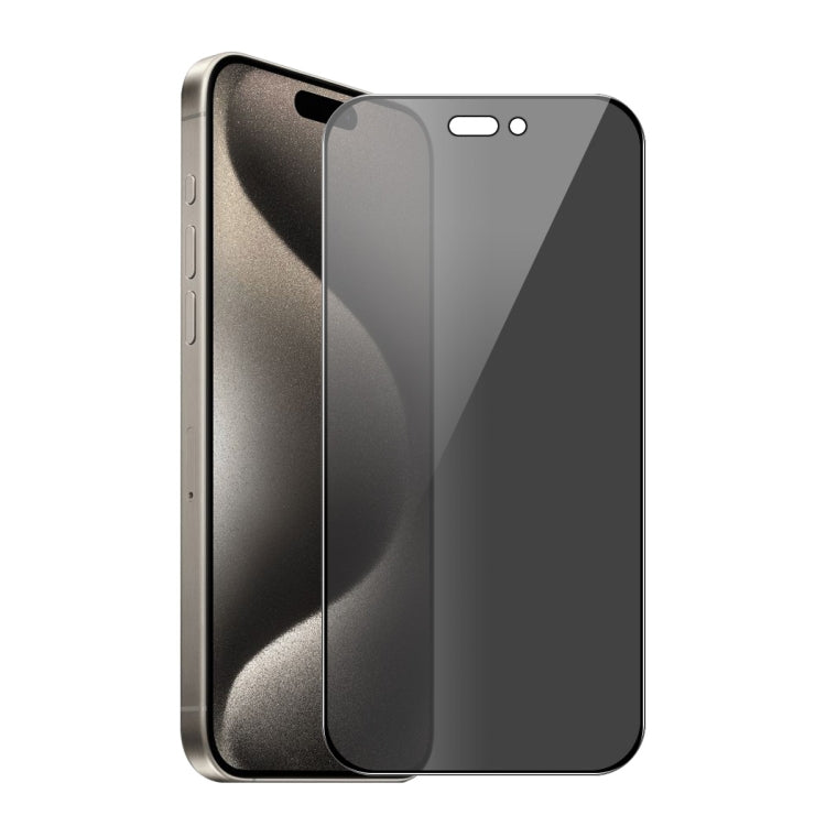 For iPhone 15 Pro ENKAY Hat-Prince 28 Degree Anti-peeping Tempered Glass Full Screen Film - HoMEdemic™ 
