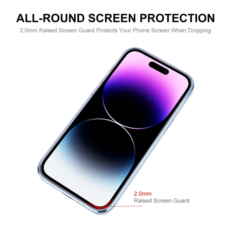 For iPhone 15 Pro ENKAY Hat-Prince Magsafe Electroplated TPU Clear Shockproof Phone Case(Black) - HoMEdemic™ 