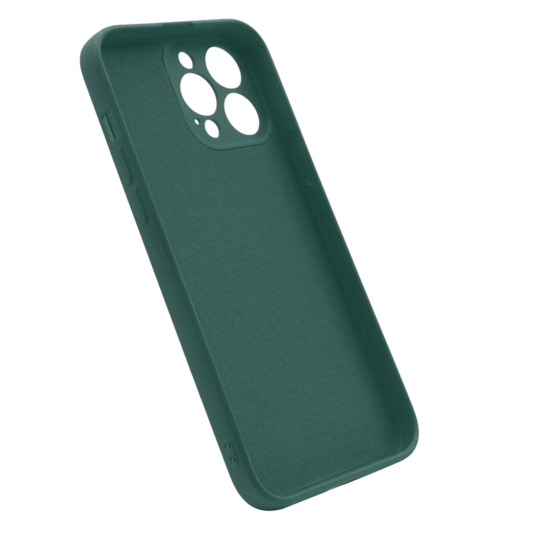 For iPhone 15 Pro ENKAY Liquid Silicone Soft Shockproof Phone Case(Dark Blue) - HoMEdemic™ 