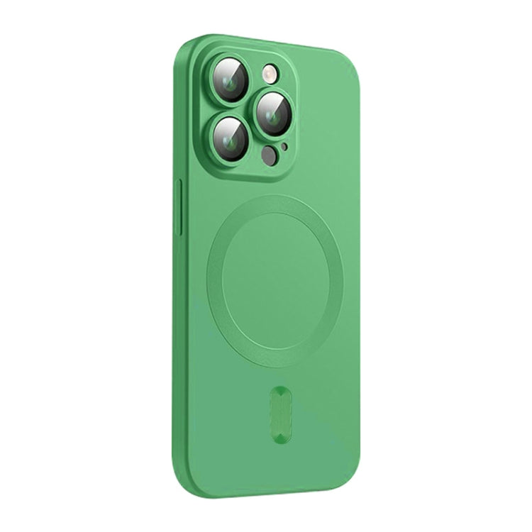 For iPhone 15 Pro ENKAY MagSafe Matte TPU Phone Case with Lens Film(Green) - HoMEdemic™ 