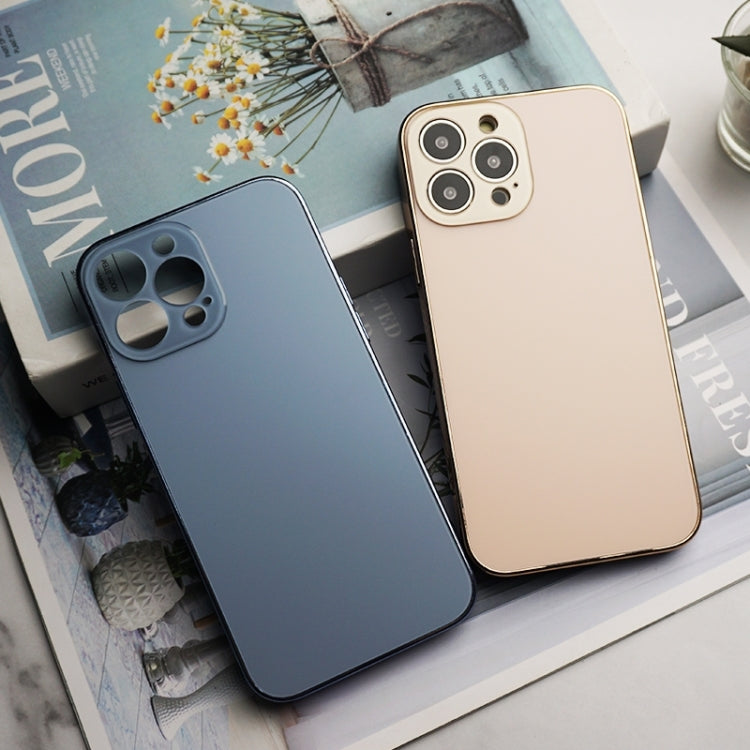 For iPhone 15 Pro Electroplating AG Frosted Phone Case(Sierra Blue) - HoMEdemic™ 