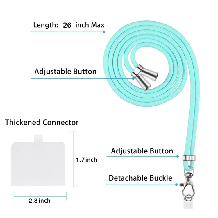 For iPhone 15 Pro Electroplating Dual-side IMD Phone Case with Lanyard(Smile) - HoMEdemic™ 