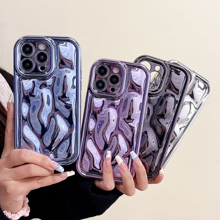 For iPhone 15 Pro Electroplating Meteorite Texture TPU Phone Case(Black) - HoMEdemic™ 