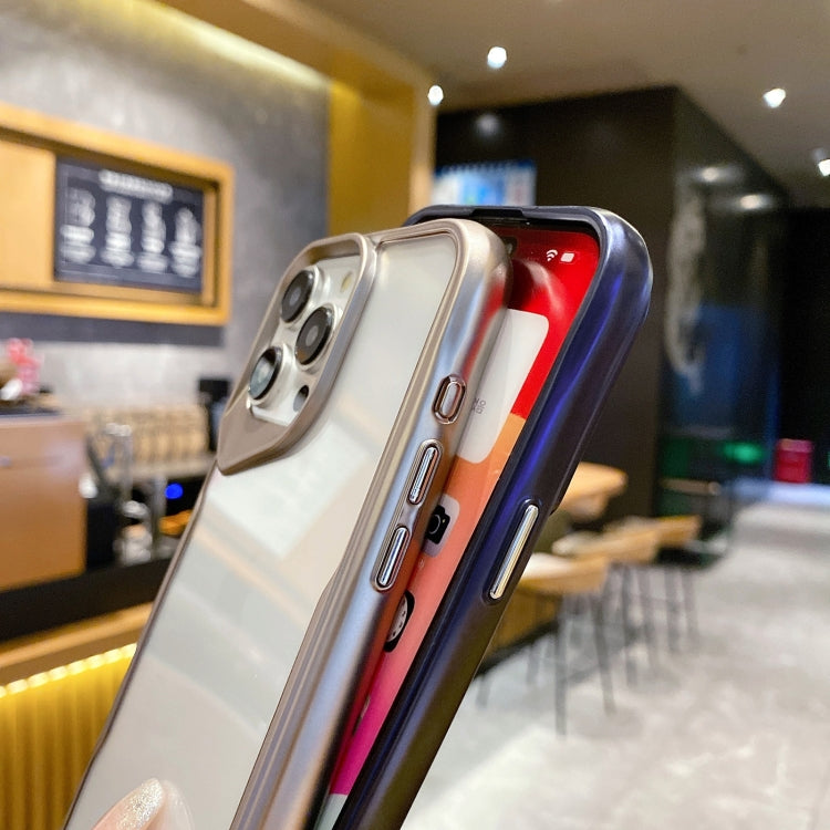 For iPhone 15 Pro Electroplating TPU Frame Hybrid PC Phone Case(Gold) - HoMEdemic™ 