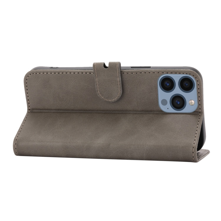 For iPhone 15 Pro Embossed Happy Cat Pattern Flip Leather Phone Case(Grey) - HoMEdemic™ 