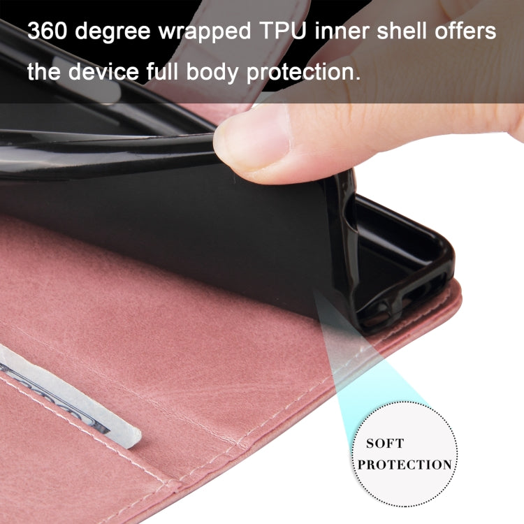 For iPhone 15 Pro Fashion Calf Texture Zipper Leather Phone Case(Rose Gold) - HoMEdemic™ 
