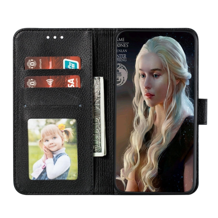 For iPhone 15 Pro Feather Pattern Litchi Texture Leather Phone Case(Black) - HoMEdemic™ 