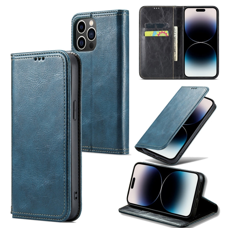 For iPhone 15 Pro Fierre Shann Vintage Bark Texture Wallet Leather Phone Case(Green) - HoMEdemic™ 