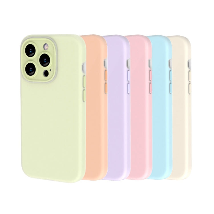 For iPhone 15 Pro Fine Hole Dopamine PC Phone Case(Blue) - HoMEdemic™ 