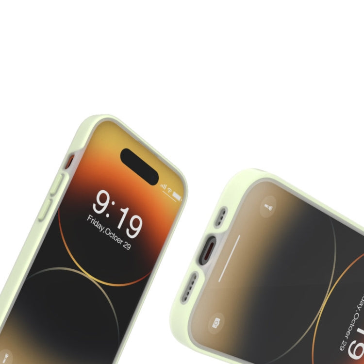 For iPhone 15 Pro Fine Hole Dopamine PC Phone Case(Pink) - HoMEdemic™ 