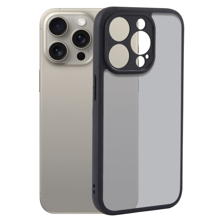 For iPhone 15 Pro Fine Pore Matte Black TPU + PC Phone Case - HoMEdemic™ 