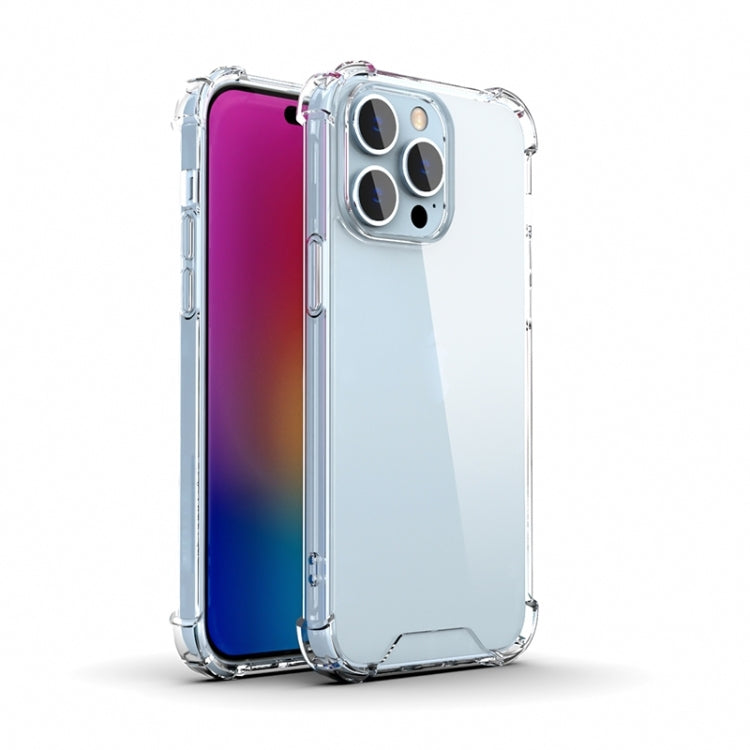 For iPhone 15 Pro Four-corner Airbag Anti-fall Phone Case(Transparent) - HoMEdemic™ 