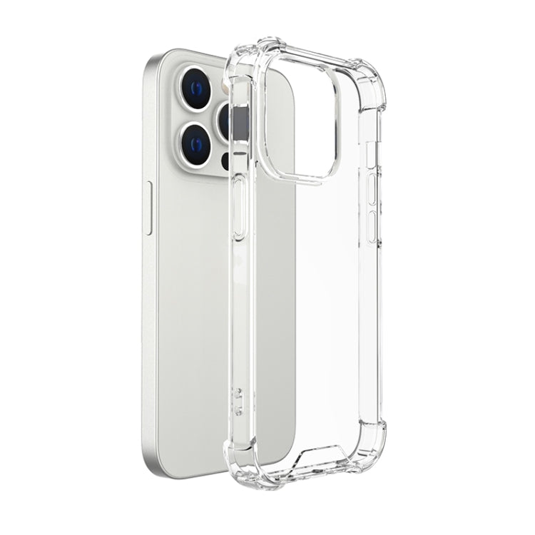 For iPhone 15 Pro Four-corner Airbag Anti-fall Phone Case(Transparent) - HoMEdemic™ 