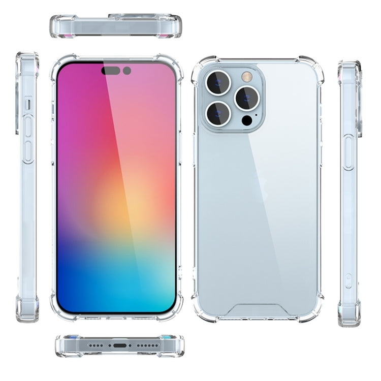 For iPhone 15 Pro Four-corner Airbag Anti-fall Phone Case(Transparent) - HoMEdemic™ 