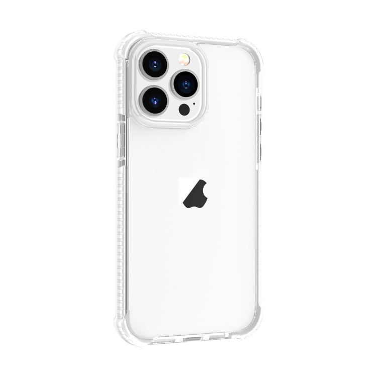 For iPhone 15 Pro Four-corner Shockproof TPU Hybrid Acrylic Phone Case(Transparent) - HoMEdemic™ 