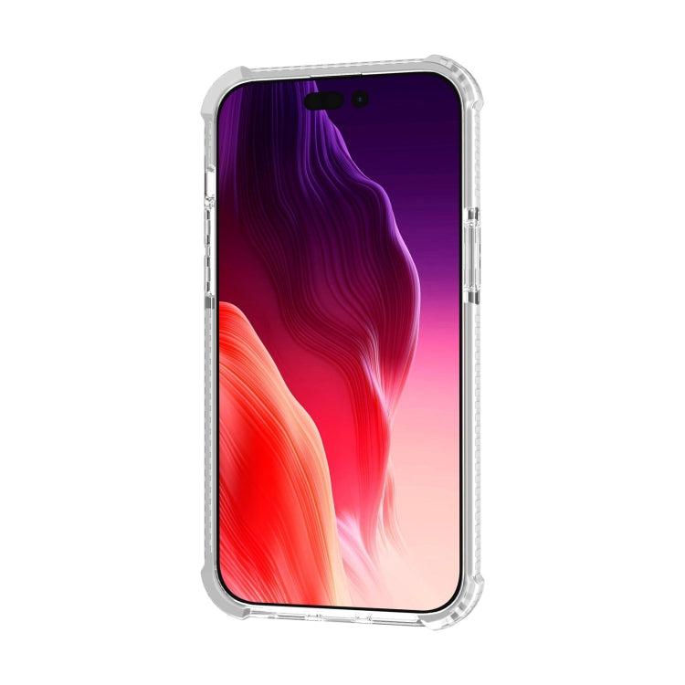 For iPhone 15 Pro Four-corner Shockproof TPU Hybrid Acrylic Phone Case(Transparent) - HoMEdemic™ 