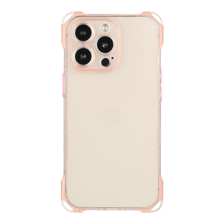 For iPhone 15 Pro Four-corner Shockproof TPU Phone Case(Pink) - HoMEdemic™ 