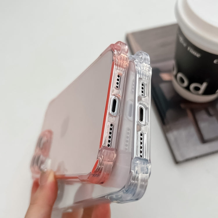 For iPhone 15 Pro Four-corner Shockproof TPU Phone Case(Pink) - HoMEdemic™ 