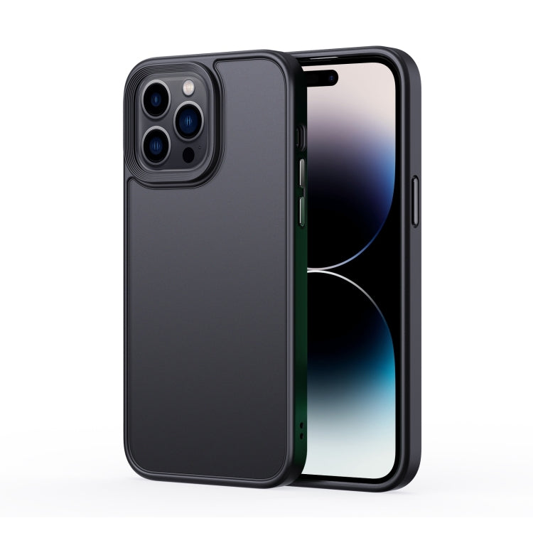 For iPhone 15 Pro Frosted Back Shockproof Phone Case(Black) - HoMEdemic™ 