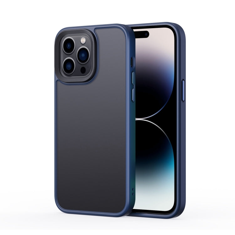 For iPhone 15 Pro Frosted Back Shockproof Phone Case(Blue) - HoMEdemic™ 