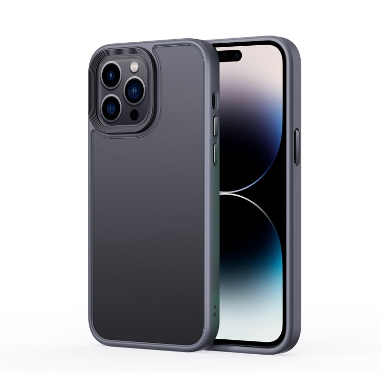 For iPhone 15 Pro Frosted Back Shockproof Phone Case(Grey) - HoMEdemic™ 