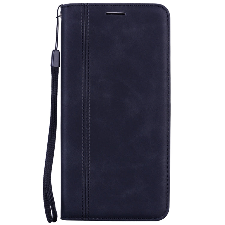 For iPhone 15 Pro Frosted Business Magnetic Horizontal Flip PU Phone Case(Black) - HoMEdemic™ 