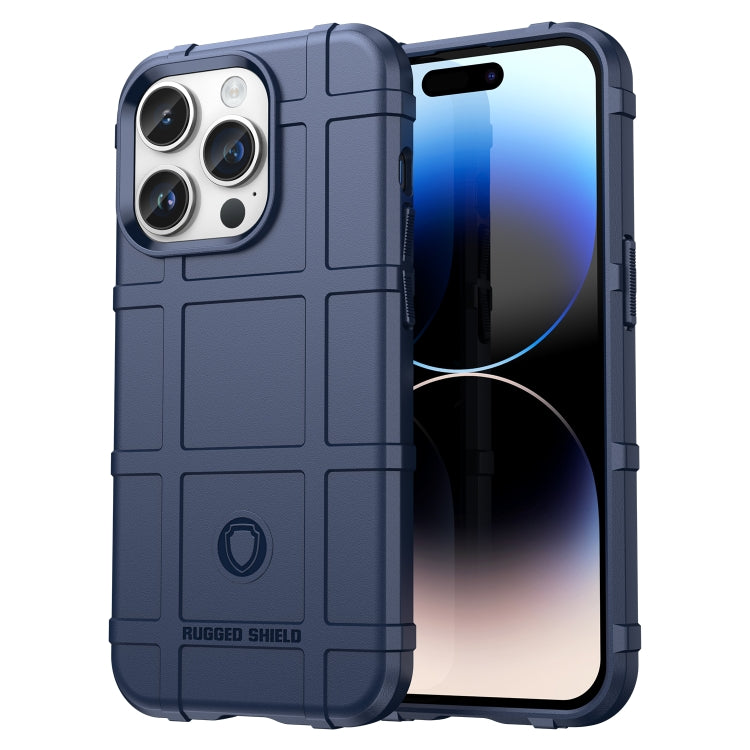 For iPhone 15 Pro Full Coverage Shockproof TPU Phone Case(Blue) - HoMEdemic™ 