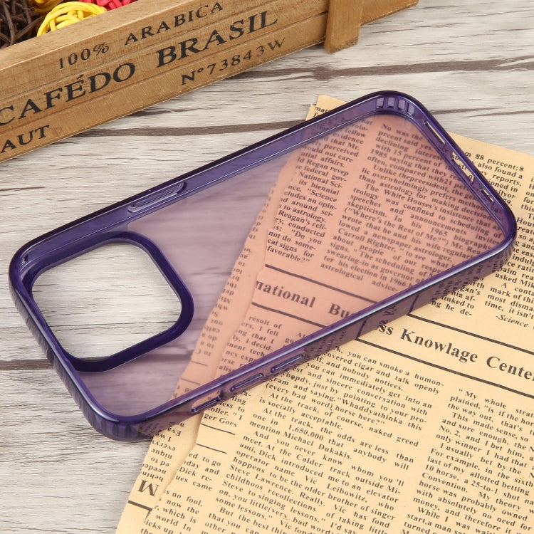For iPhone 15 Pro GEBEI Acrylic Phone Case(Purple) - HoMEdemic™ 