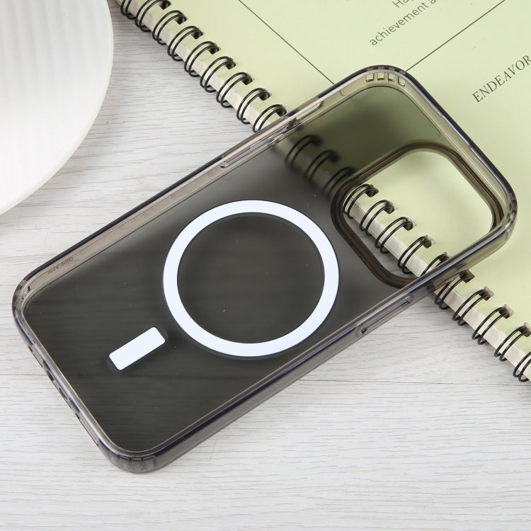 For iPhone 15 Pro GEBEI MagSafe Magnetic Transparent Phone Case(Transparent Black) - HoMEdemic™ 