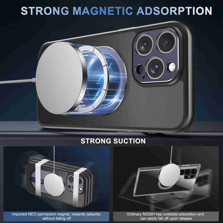 For iPhone 15 Pro Heat Dissipation Aromatherapy MagSafe Holder Phone Case(Purple) - HoMEdemic™ 