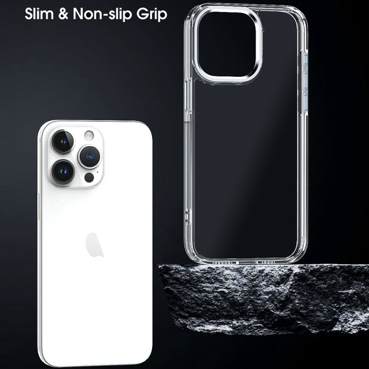 For iPhone 15 Pro High Translucency Acrylic Phone Case(Black) - HoMEdemic™ 