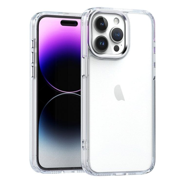 For iPhone 15 Pro High Translucency Acrylic Phone Case(White) - HoMEdemic™ 