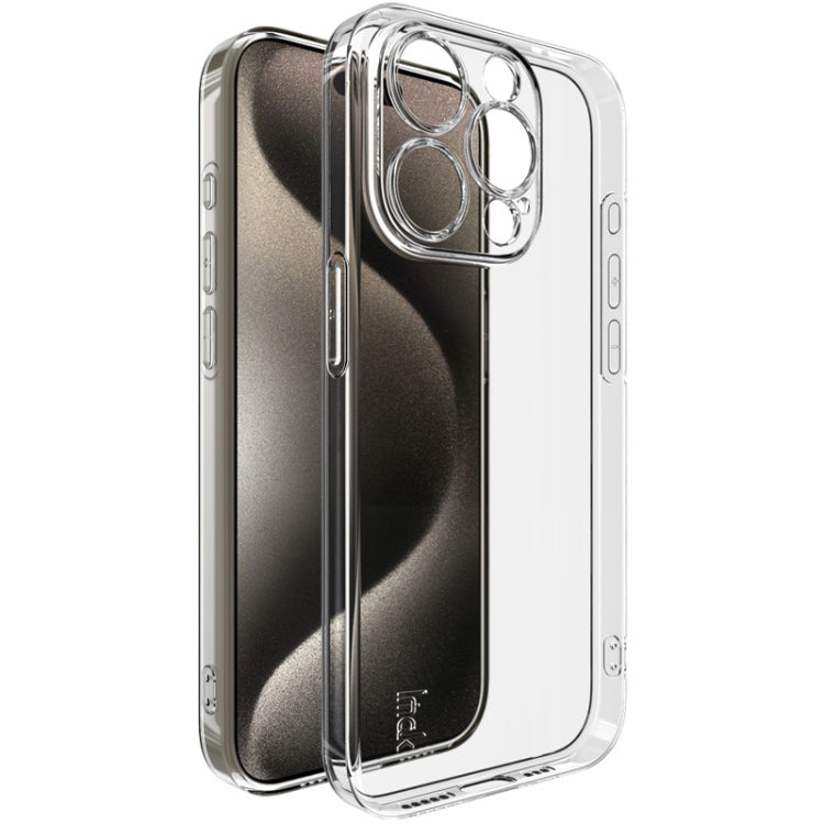 For iPhone 15 Pro IMAK UX-5 Series Transparent TPU Phone Case(Transparent) - HoMEdemic™ 
