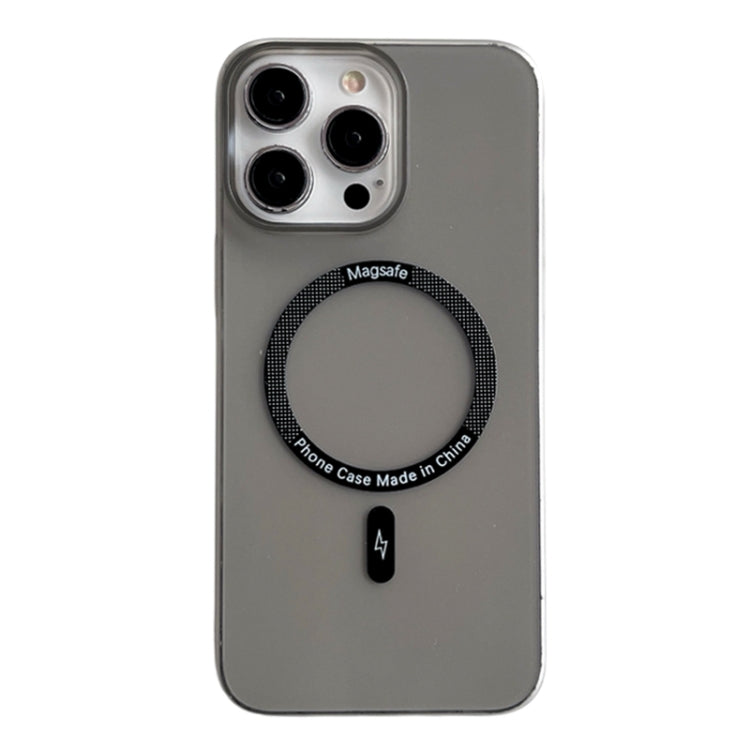 For iPhone 15 Pro Ice Series MagSafe PC Full Coverage Shockproof Phone Case(Black) - HoMEdemic™ 