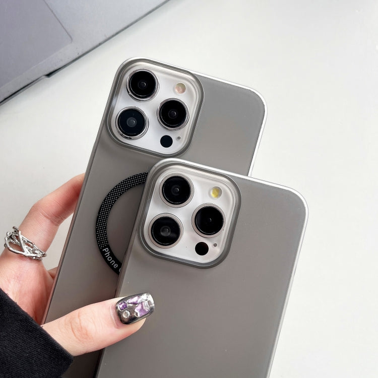 For iPhone 15 Pro Ice Series MagSafe PC Full Coverage Shockproof Phone Case(Black) - HoMEdemic™ 