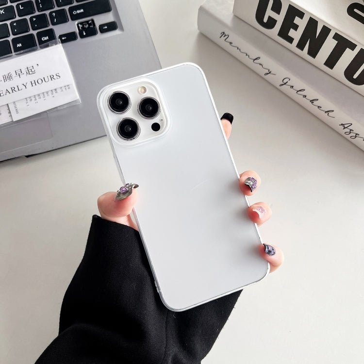 For iPhone 15 Pro Ice Series PC Full Coverage Shockproof Phone Case(White) - HoMEdemic™ 