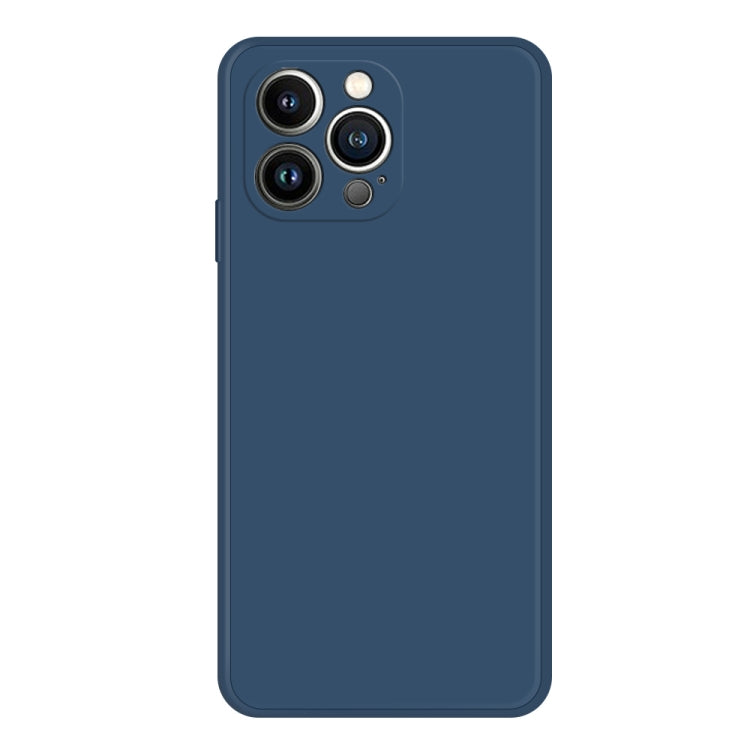 For iPhone 15 Pro Imitation Liquid Silicone Phone Case(Blue) - HoMEdemic™ 