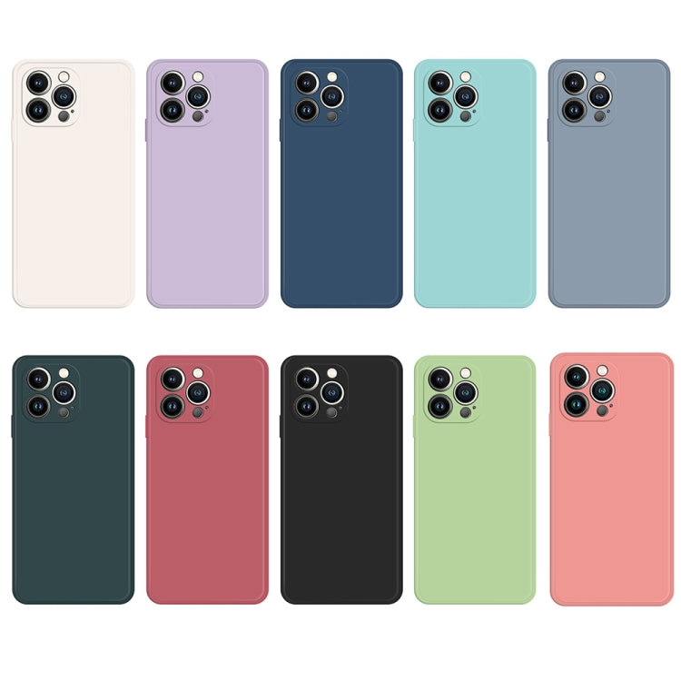 For iPhone 15 Pro Imitation Liquid Silicone Phone Case(Matcha Green) - HoMEdemic™ 