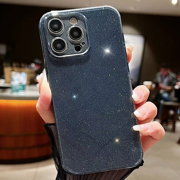 For iPhone 15 Pro Jelly Glitter Solid Color TPU Phone Case(Black) - HoMEdemic™ 