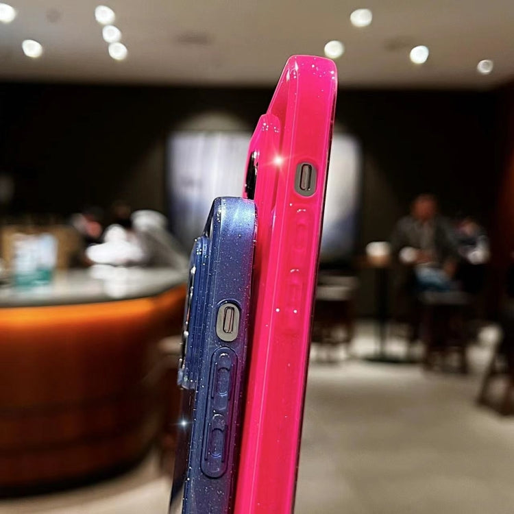 For iPhone 15 Pro Jelly Glitter Solid Color TPU Phone Case(Pink) - HoMEdemic™ 
