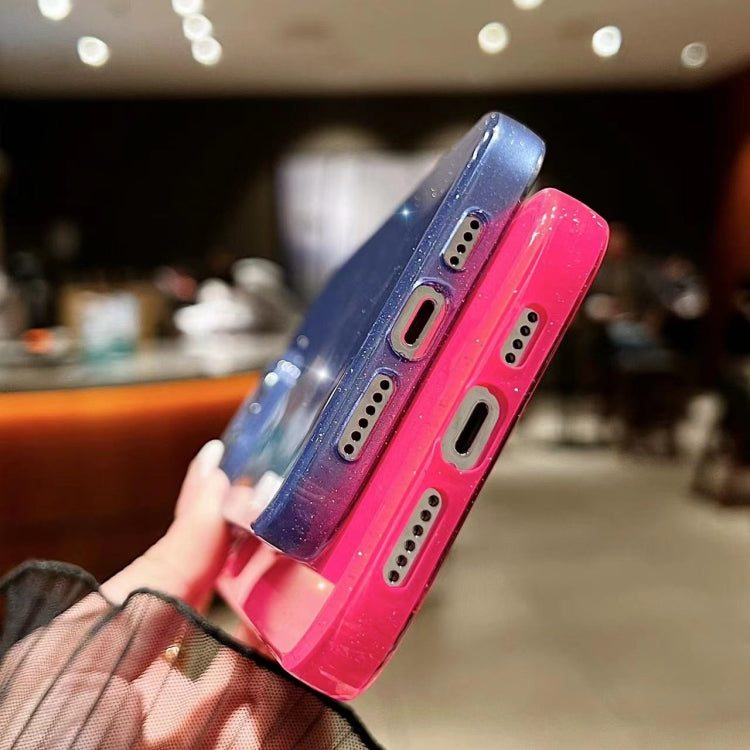 For iPhone 15 Pro Jelly Glitter Solid Color TPU Phone Case(Pink) - HoMEdemic™ 