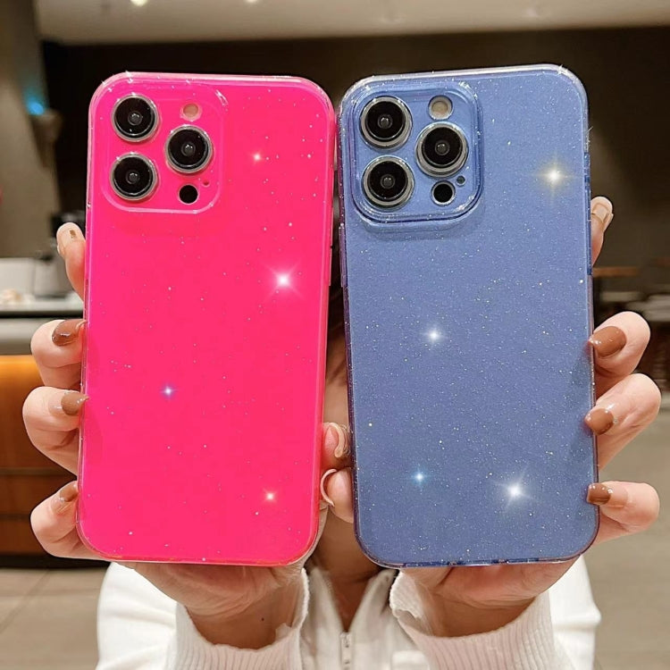 For iPhone 15 Pro Jelly Glitter Solid Color TPU Phone Case(Purple) - HoMEdemic™ 