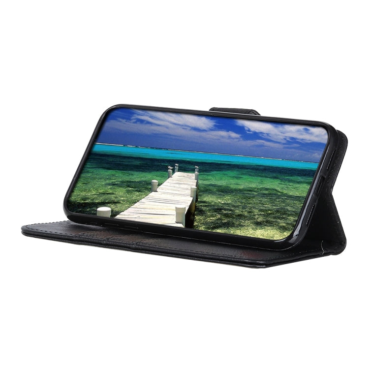 For iPhone 15 Pro KHAZNEH Cowhide Texture Horizontal Flip Leather Phone Case(Black) - HoMEdemic™ 