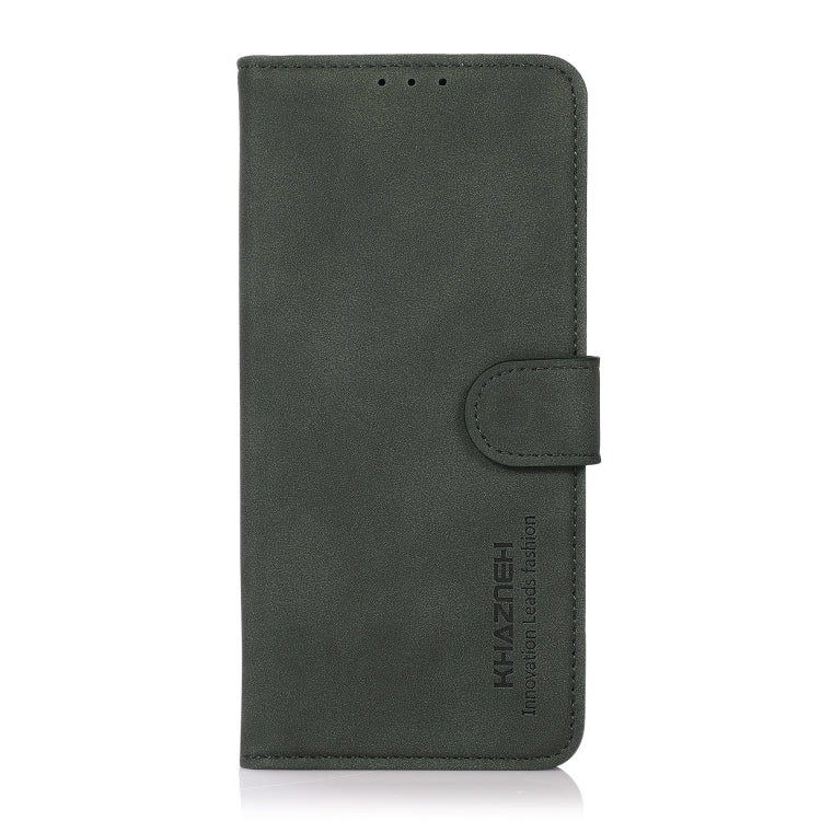 For iPhone 15 Pro KHAZNEH Matte Texture Leather Phone Case(Green) - HoMEdemic™ 