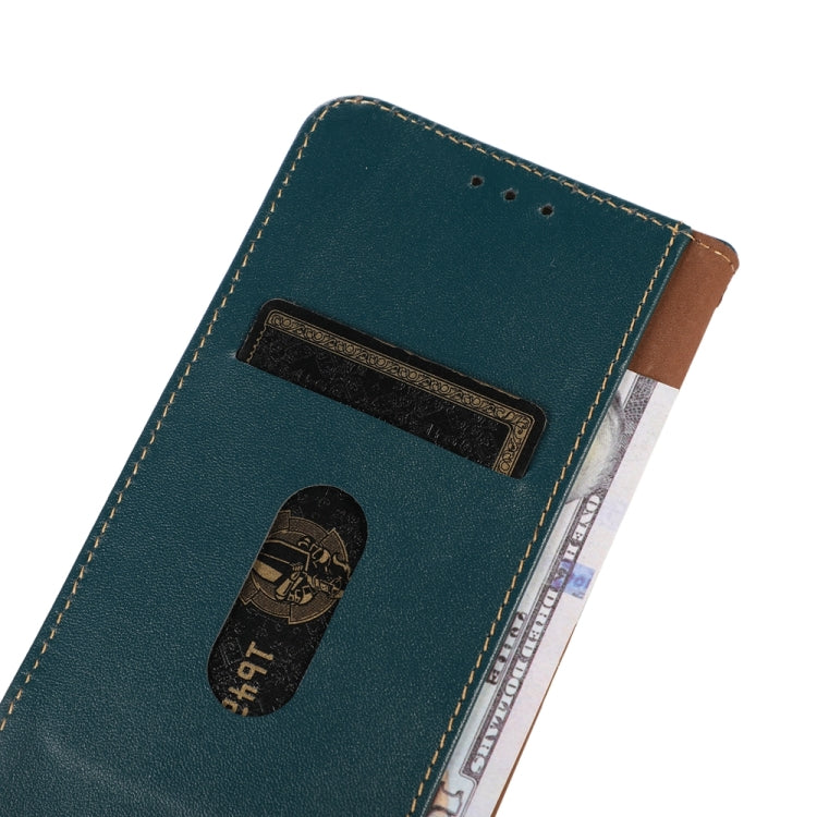 For iPhone 15 Pro KHAZNEH Nappa Top Layer Cowhide Leather Phone Case(Green) - HoMEdemic™ 