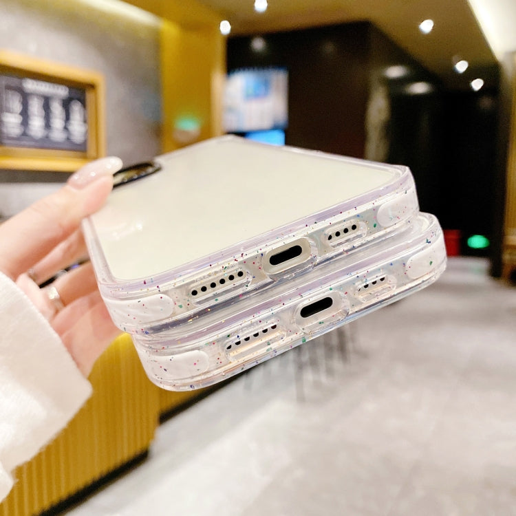 For iPhone 15 Pro Kingsteel Wolf Color Point Transparent Phone Case(White) - HoMEdemic™ 