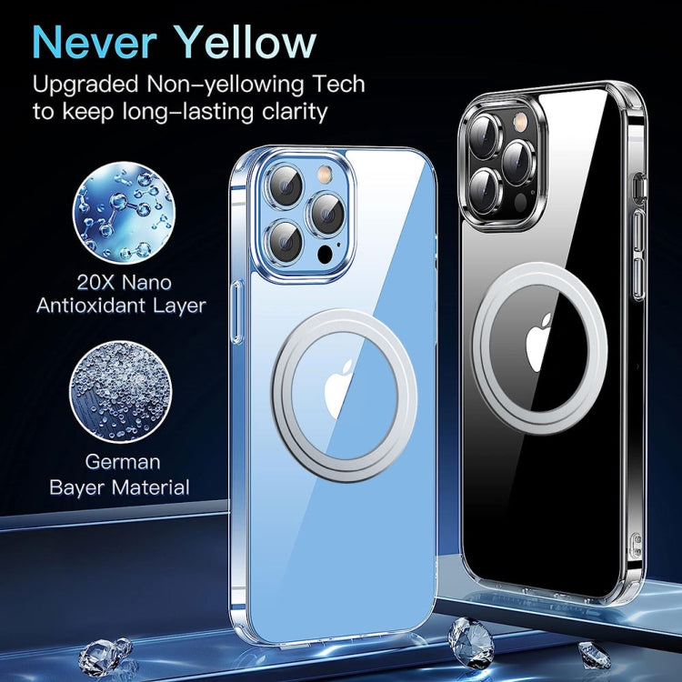 For iPhone 15 Pro LK Crystal Clear MagSafe Magnetic Phone Case(Transparent) - HoMEdemic™ 
