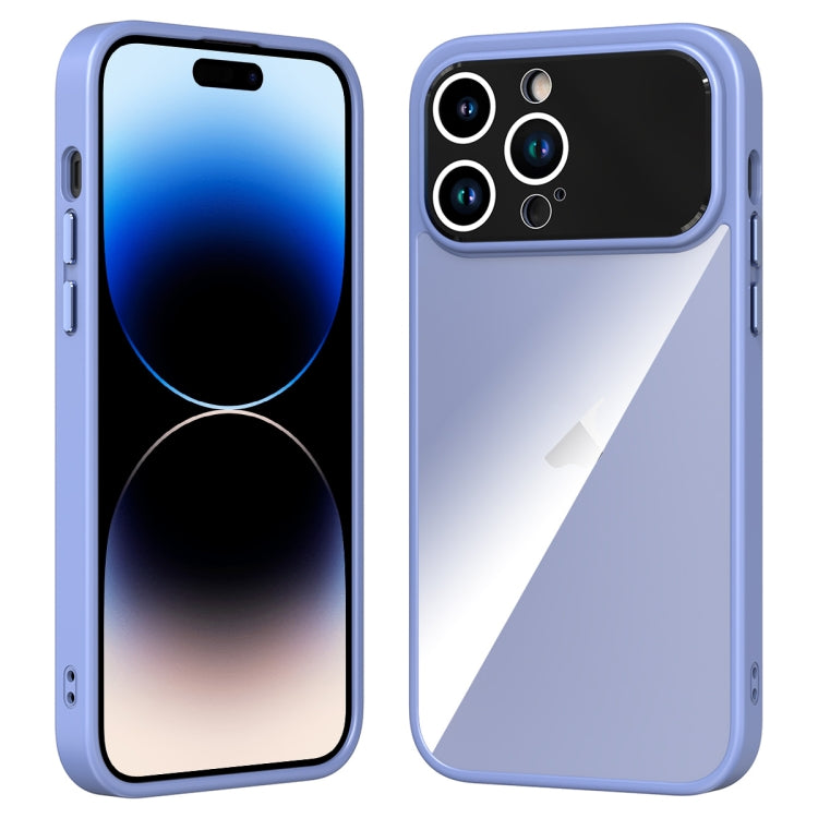 For iPhone 15 Pro Large Window Acrylic + TPU Phone Case(Grass Ash) - HoMEdemic™ 